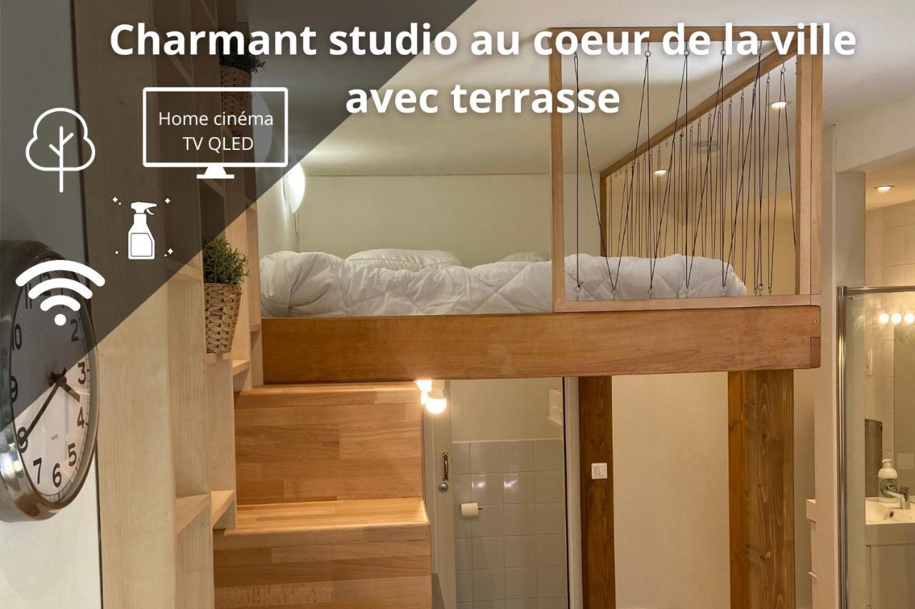 Charmant Studio Avec Terrasse Au Coeur De Nancy Ngoại thất bức ảnh